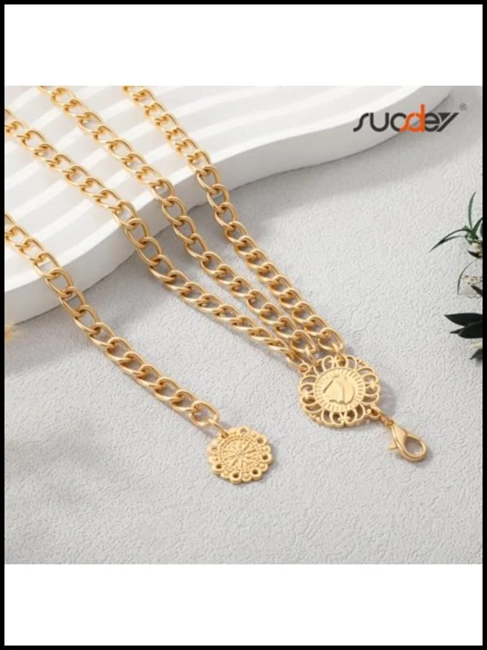 Multilayer Chain Belt for Women Pirate Waist Chain Belt Fashion Accessories